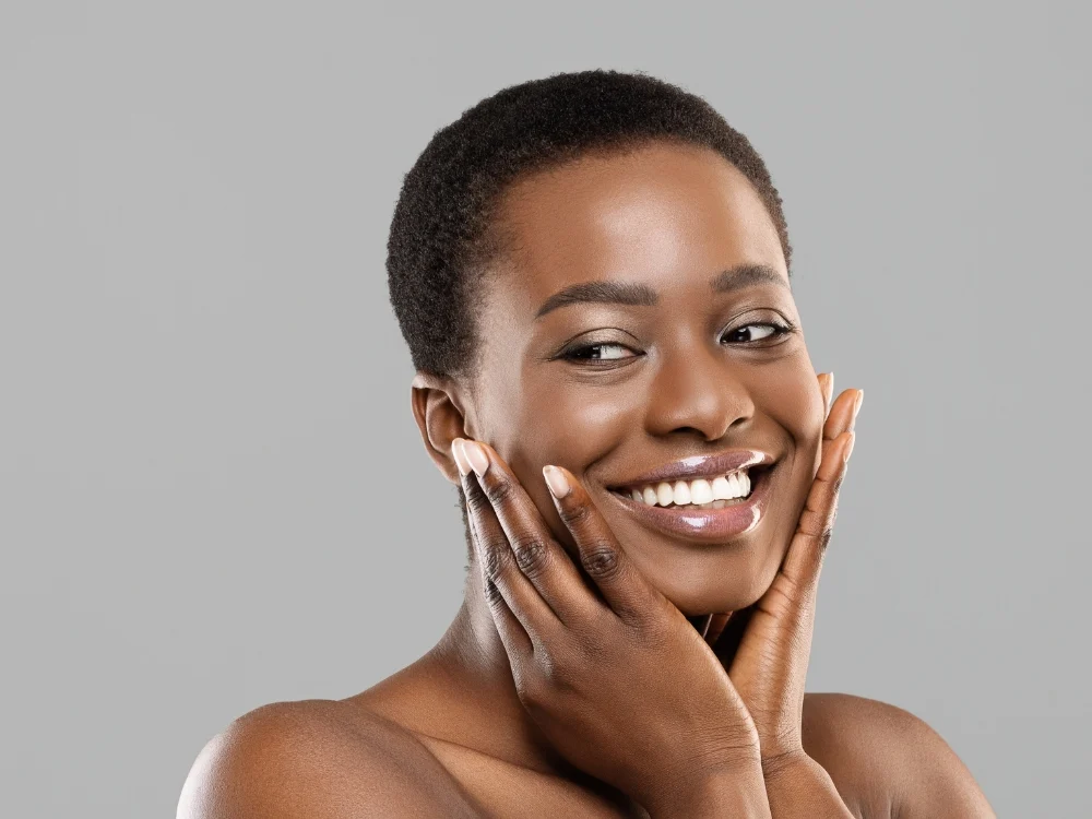 smooth skin after dermaplaning